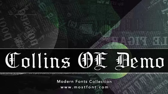 Typographic Design of Collins-OE-Demo
