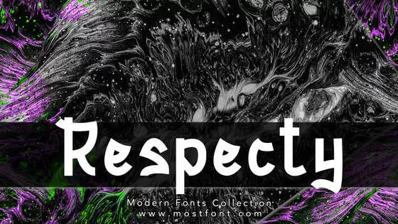 「Respecty」字体排版样式