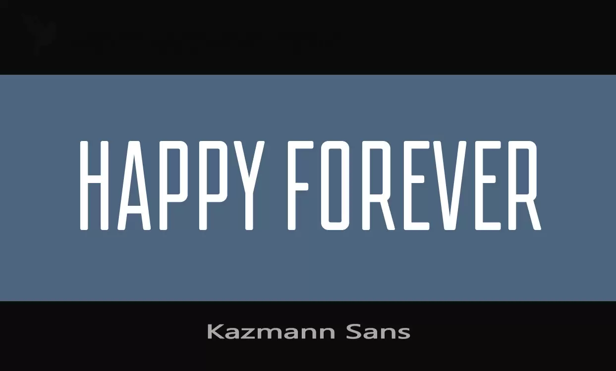 Sample of Kazmann-Sans