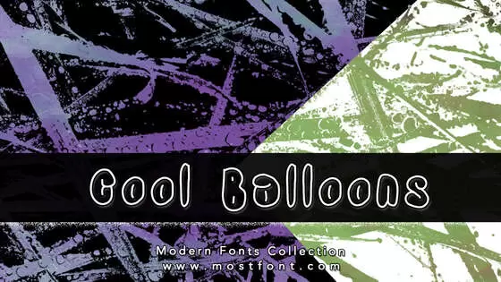 Typographic Design of Cool-Balloons