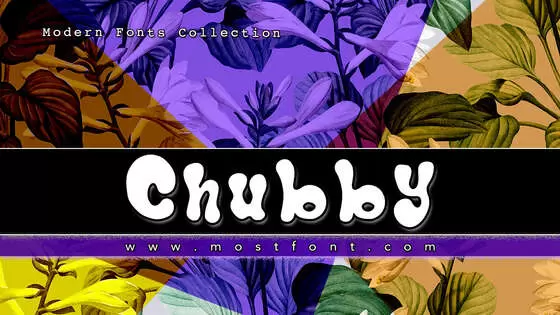 「Chubby」字体排版样式