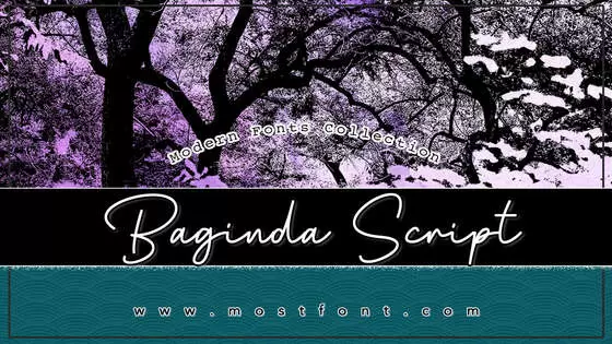Typographic Design of Baginda-Script
