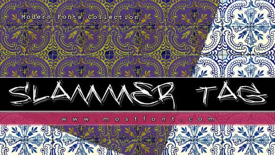 「Slammer-Tag」字体排版图片