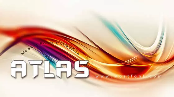 「Atlas」字体排版图片