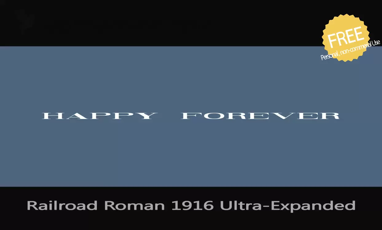Sample of Railroad-Roman-1916-Ultra-Expanded