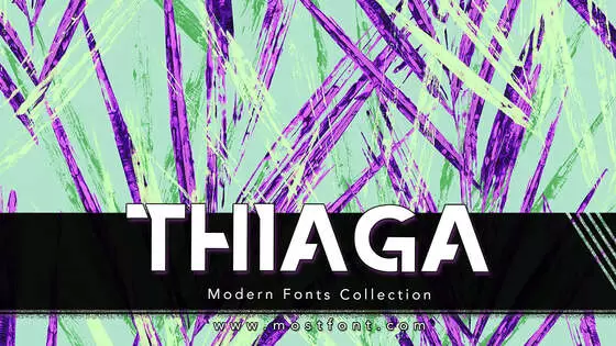 Typographic Design of THIAGA