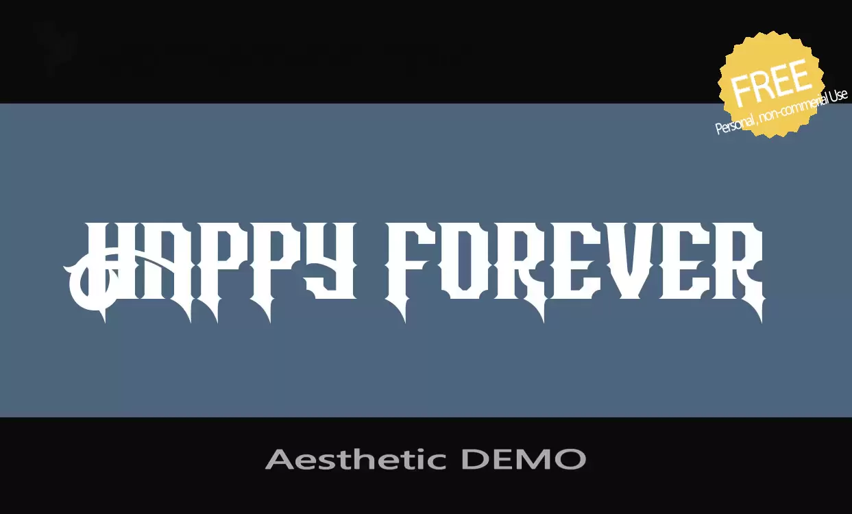 Sample of Aesthetic-DEMO