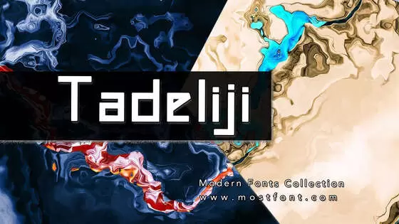 Typographic Design of Tadeliji
