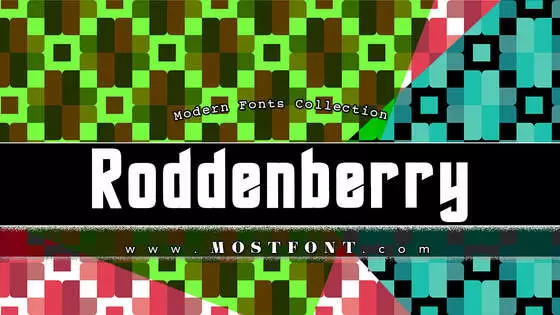 Typographic Design of Roddenberry