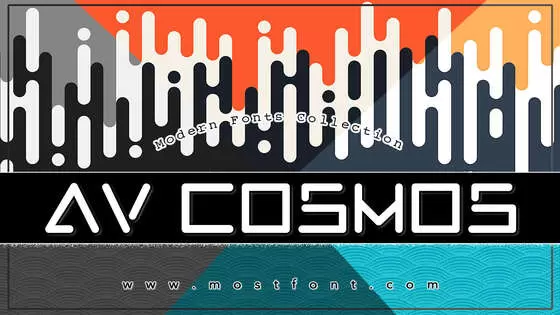 Typographic Design of AV-Cosmos