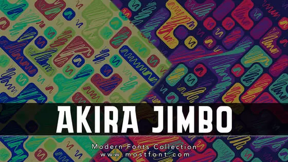 Typographic Design of Akira-Jimbo