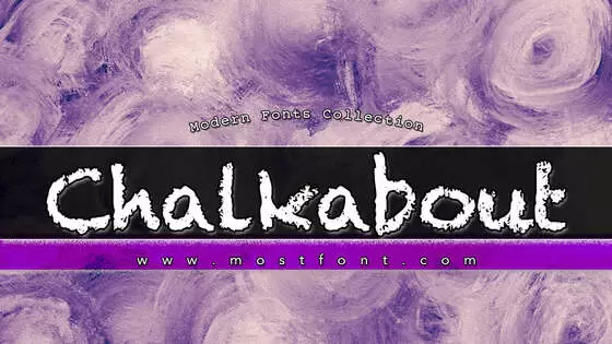 Typographic Design of Chalkabout