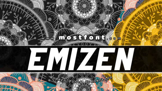 Typographic Design of Emizen