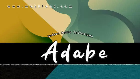 Typographic Design of Adabe