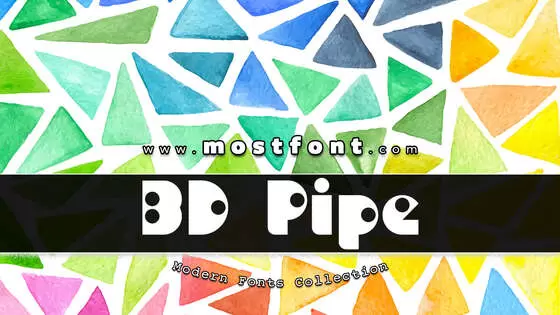 Typographic Design of BD-Pipe