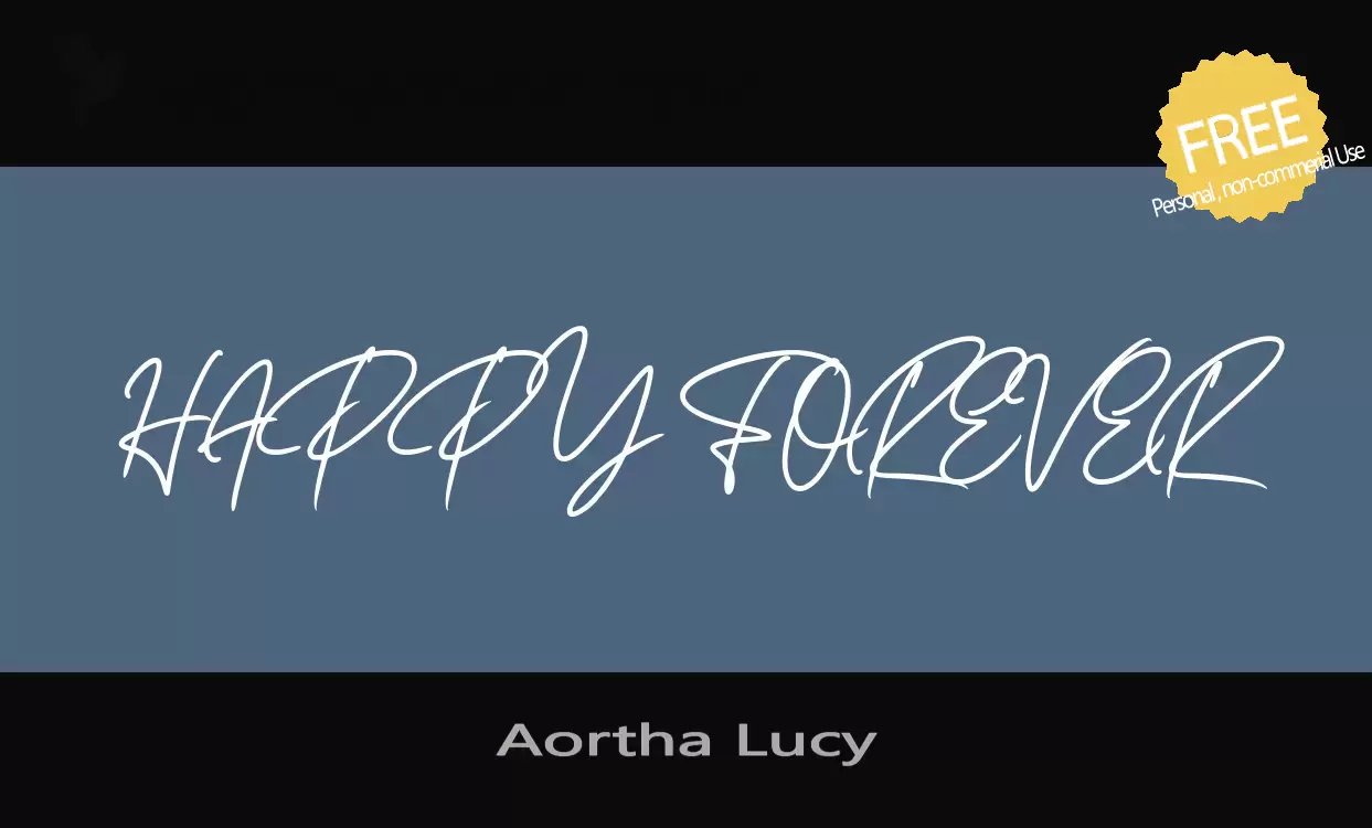 Sample of Aortha-Lucy
