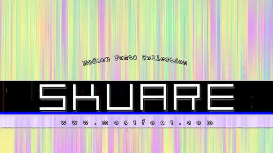 「Skuare」字体排版样式