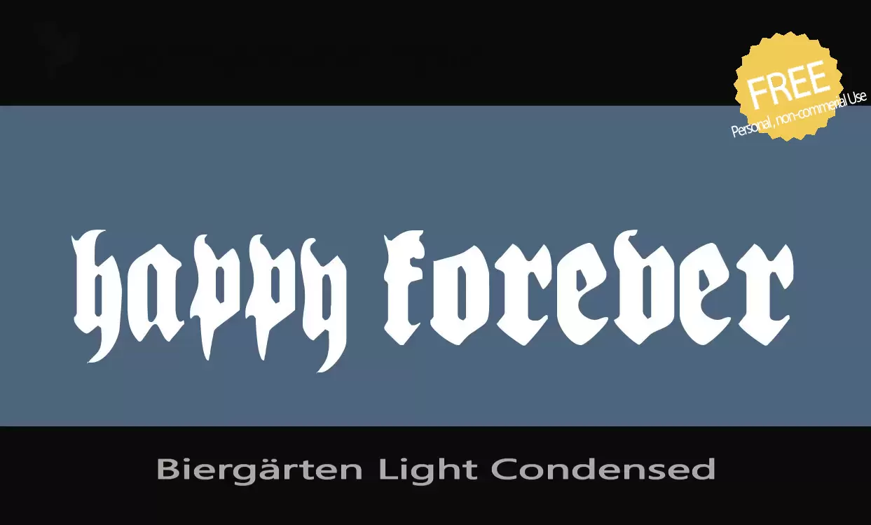 Sample of Biergärten-Light-Condensed