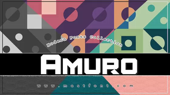 Typographic Design of Amuro