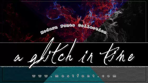 Typographic Design of A-Glitch-In-Time