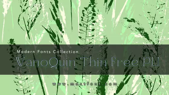 「WanoQuin-Thin-Free-PU」字体排版样式