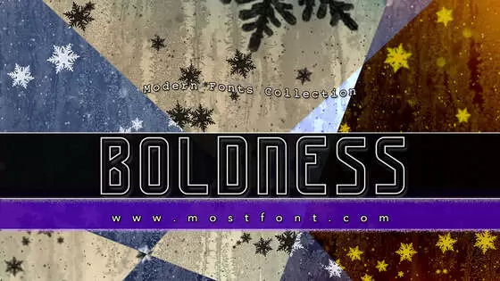 Typographic Design of Boldness