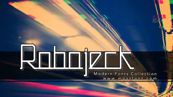Typographic Design of Robojeck