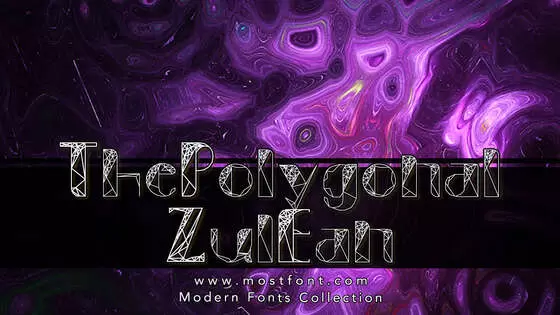 Typographic Design of ThePolygonal-ZulEan