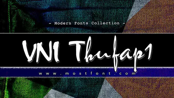Typographic Design of VNI-Thufap1