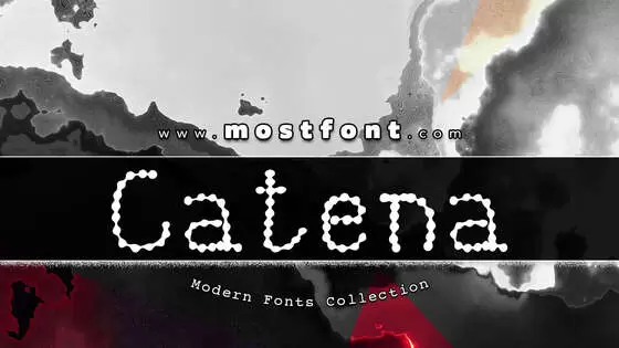 Typographic Design of Catena