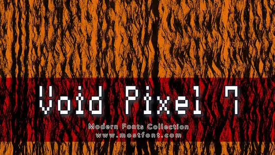 Typographic Design of Void-Pixel-7