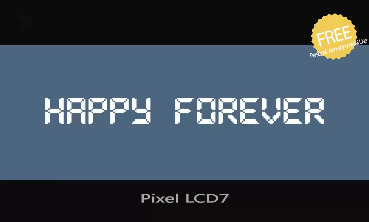 Sample of Pixel-LCD7