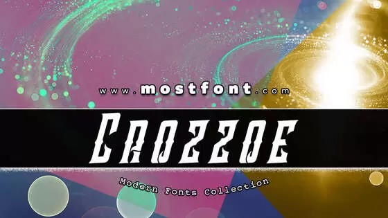 Typographic Design of Crozzoe-Personal-Use
