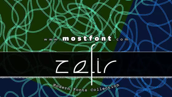 「Zefir」字体排版图片