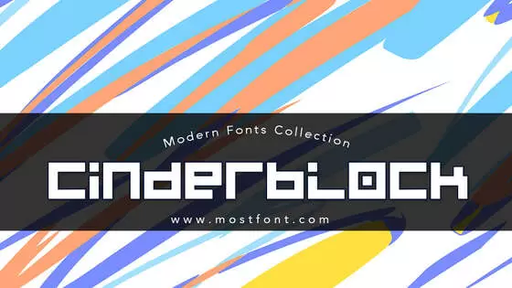 Typographic Design of Cinderblock