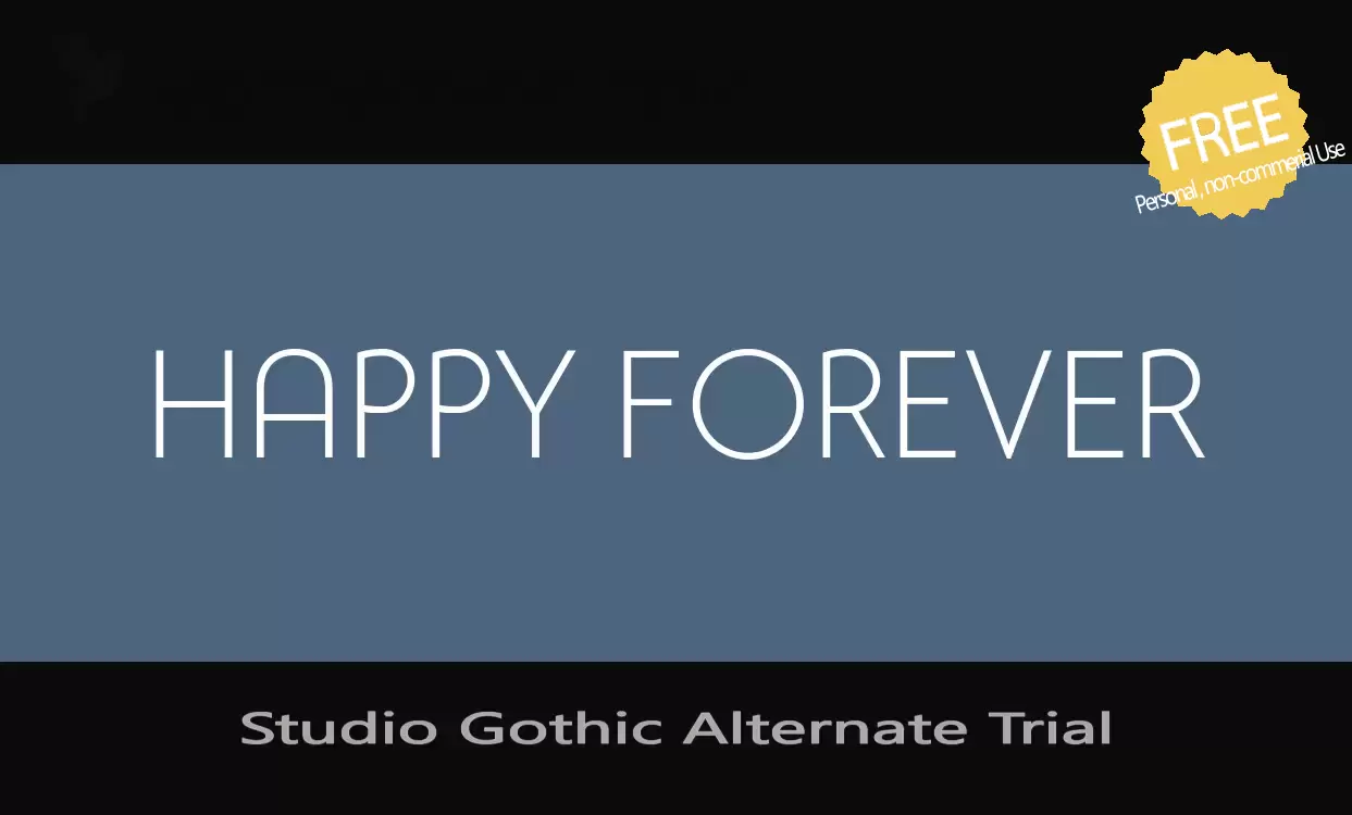 Sample of Studio-Gothic-Alternate-Trial