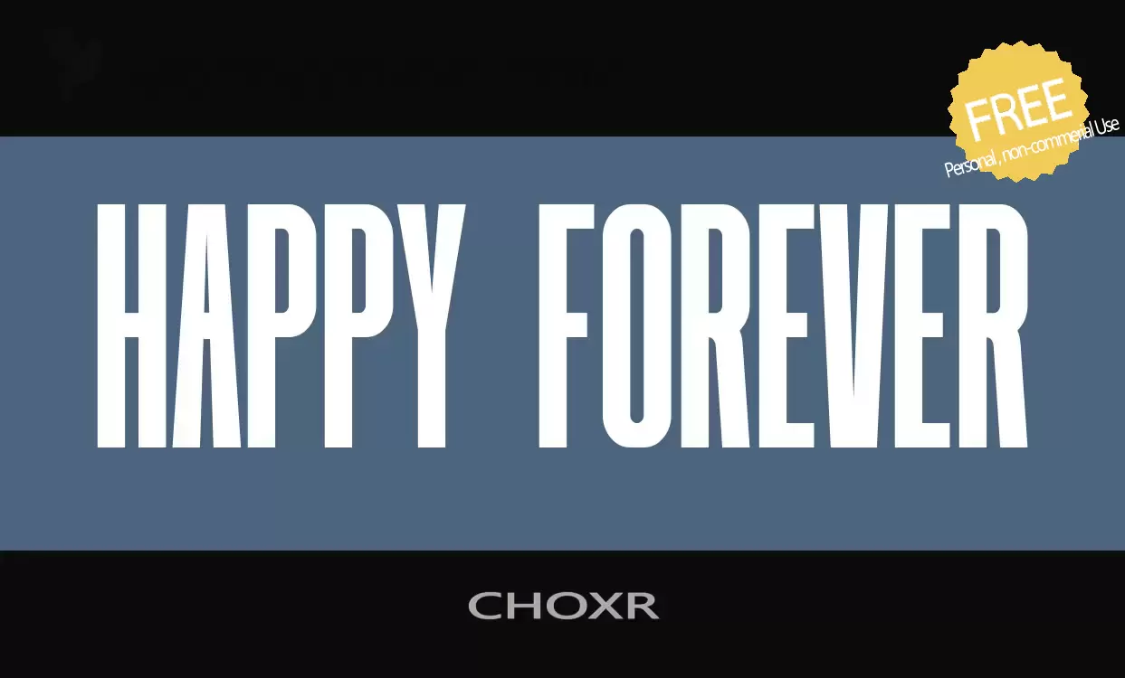 Sample of CHOXR