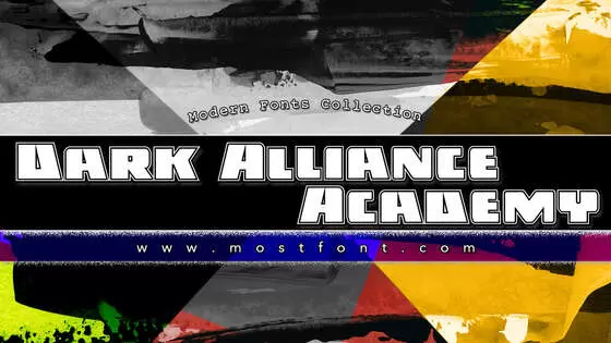 Typographic Design of Dark-Alliance-Academy