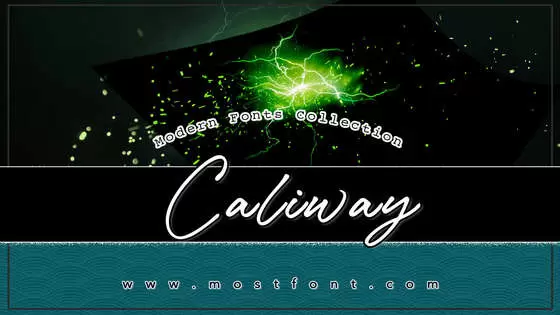 Typographic Design of Caliway