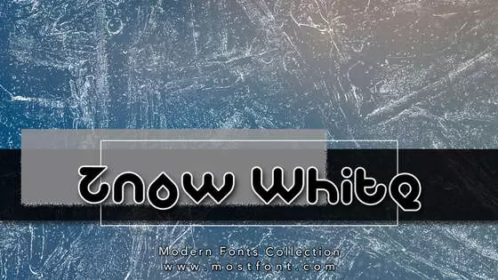 「Znow-White」字体排版样式