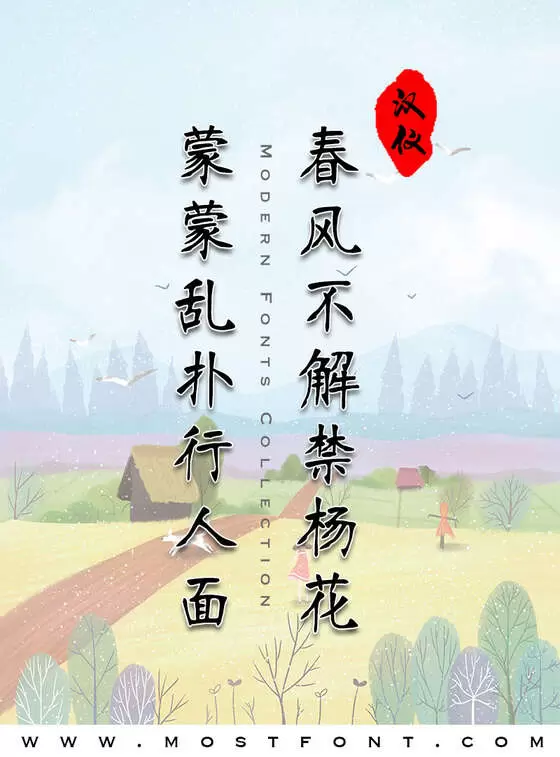 Typographic Design of 汉仪南宫体