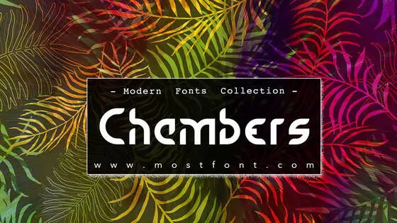 「Chambers」字体排版样式
