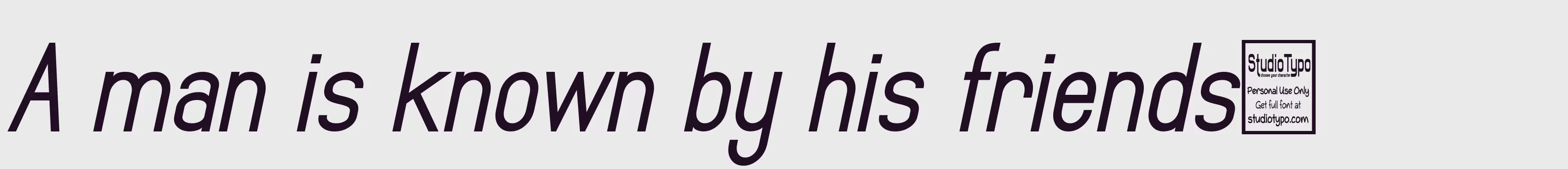 Preview Of MindBlue_bold_italic_demo
