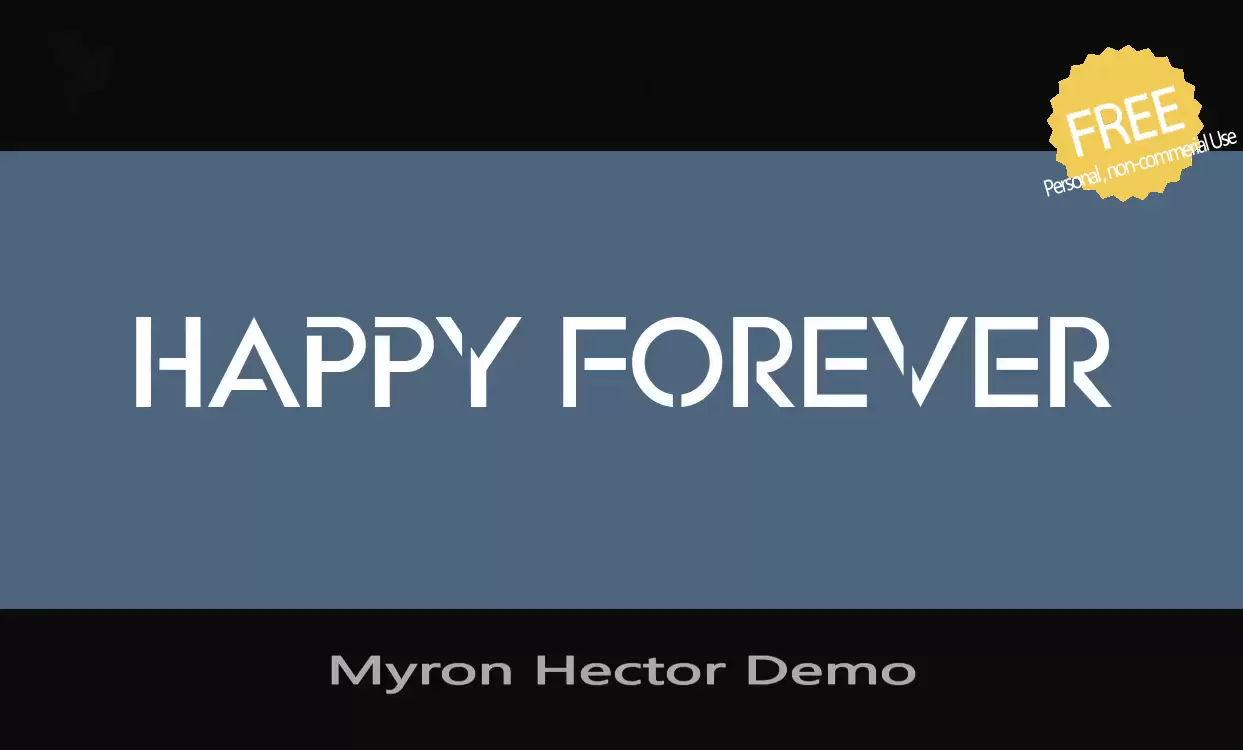 Sample of Myron-Hector-Demo