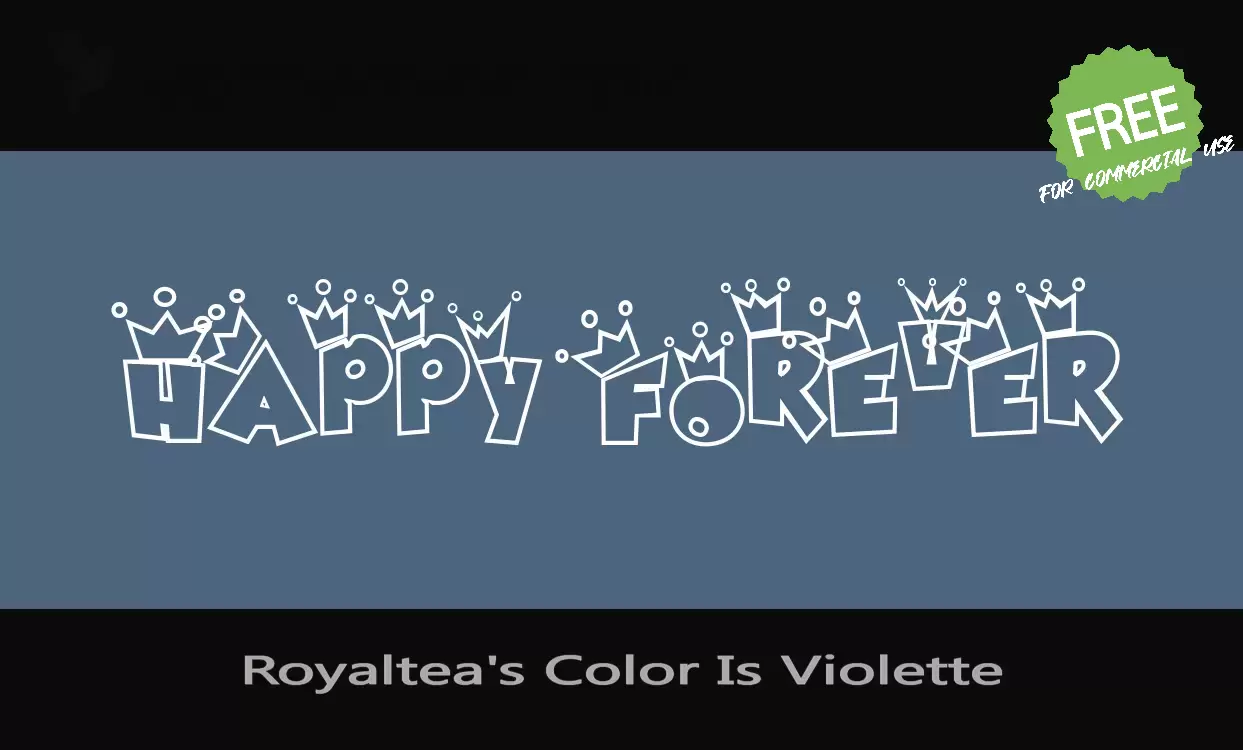 Sample of Royaltea's-Color-Is-Violette