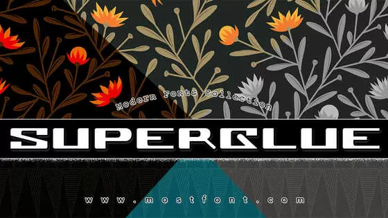 Typographic Design of Superglue