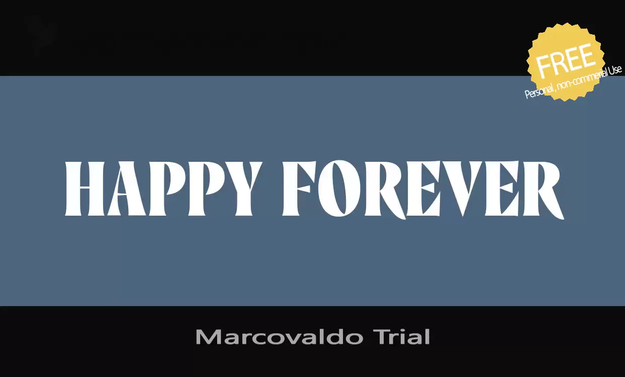 Sample of Marcovaldo-Trial