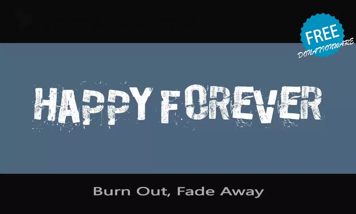 Sample of Burn-Out--Fade-Away