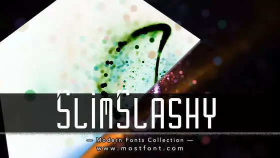 「SlimSlashy」字体排版样式