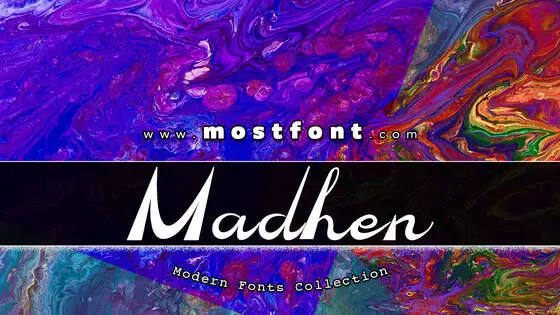 Typographic Design of Madhen
